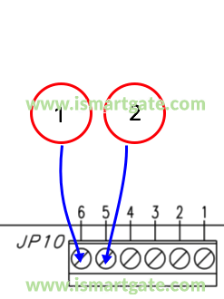 Wiring diagram for BFT Tir 120